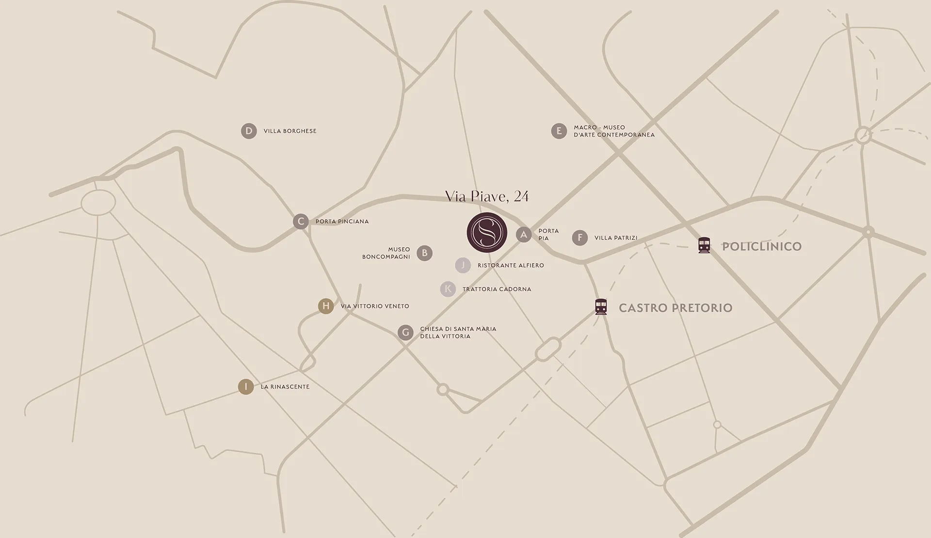 mappa quartiere sallustiano roma